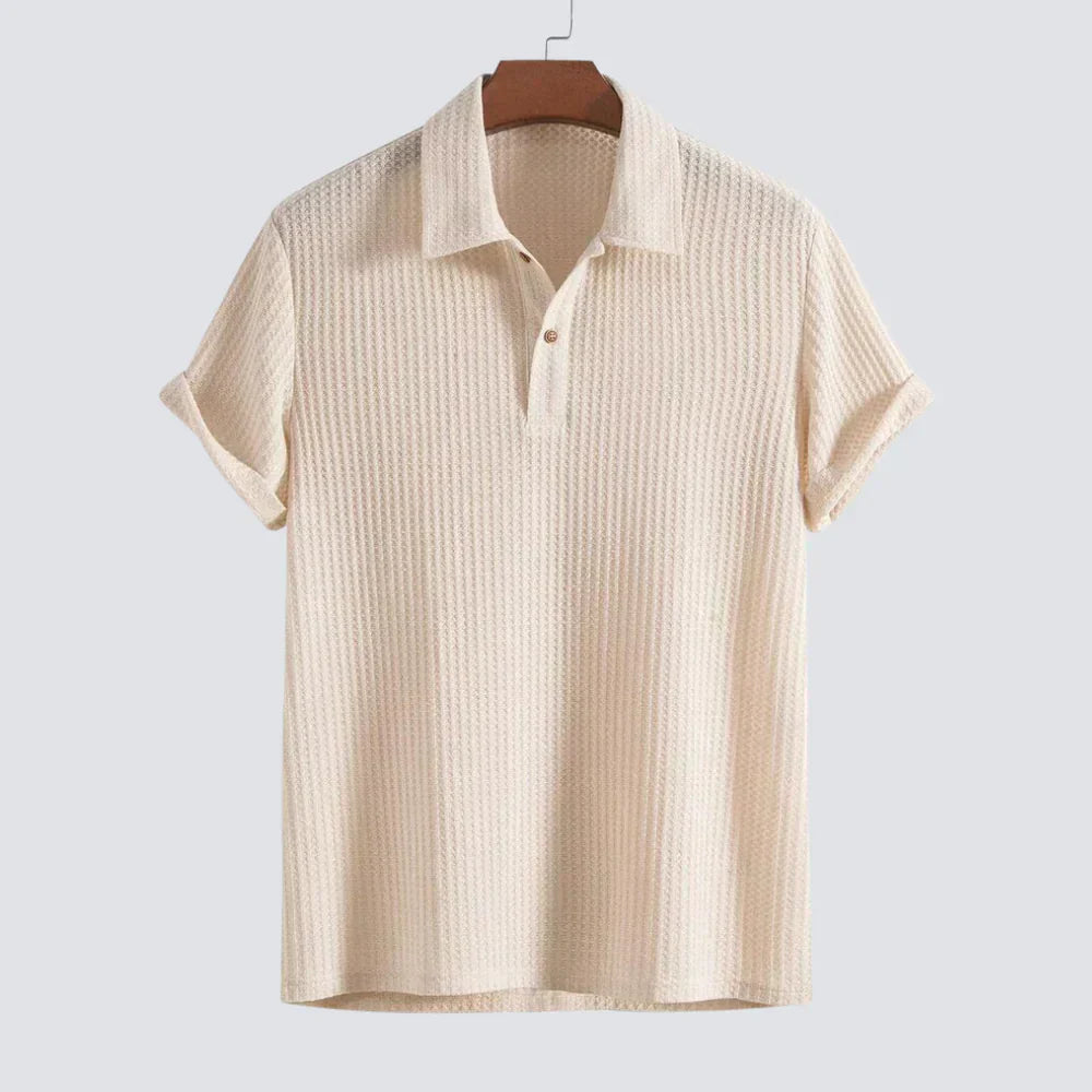 Knox™ | Textured Polo with Casual and Elegant Style