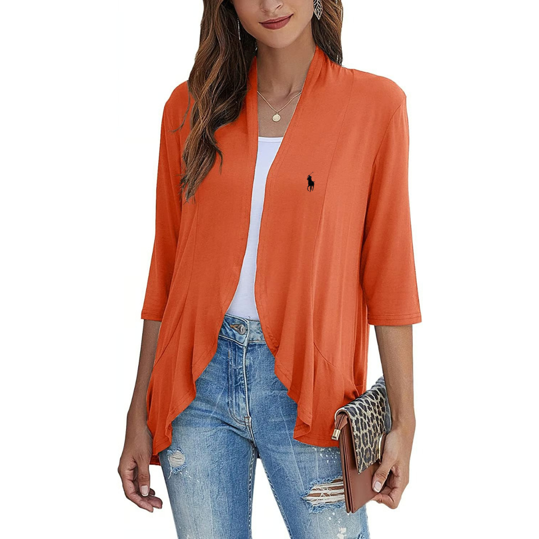 RL Women’s Open-Front Cardigan – Timeless Elegance