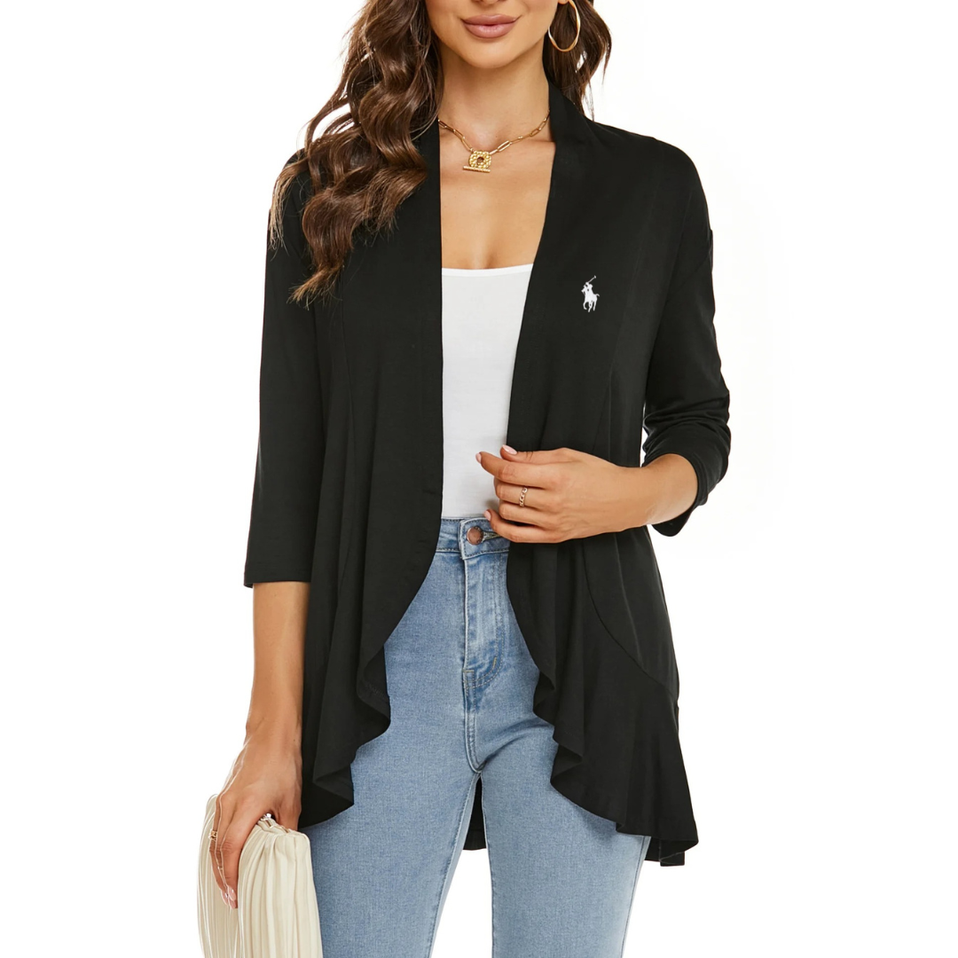 RL Women’s Open-Front Cardigan – Timeless Elegance