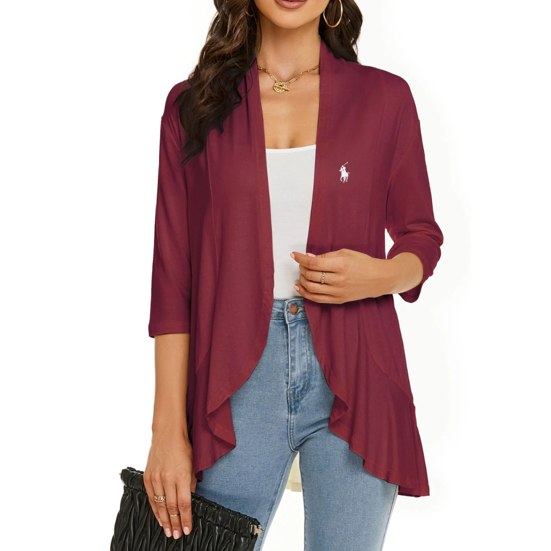 RL Women’s Open-Front Cardigan – Timeless Elegance