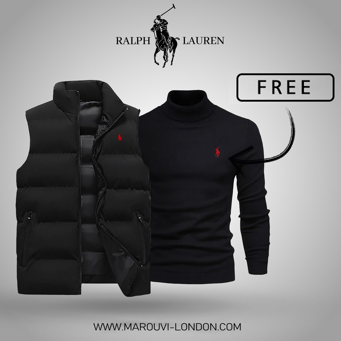 R&L Vest + Free Sweater