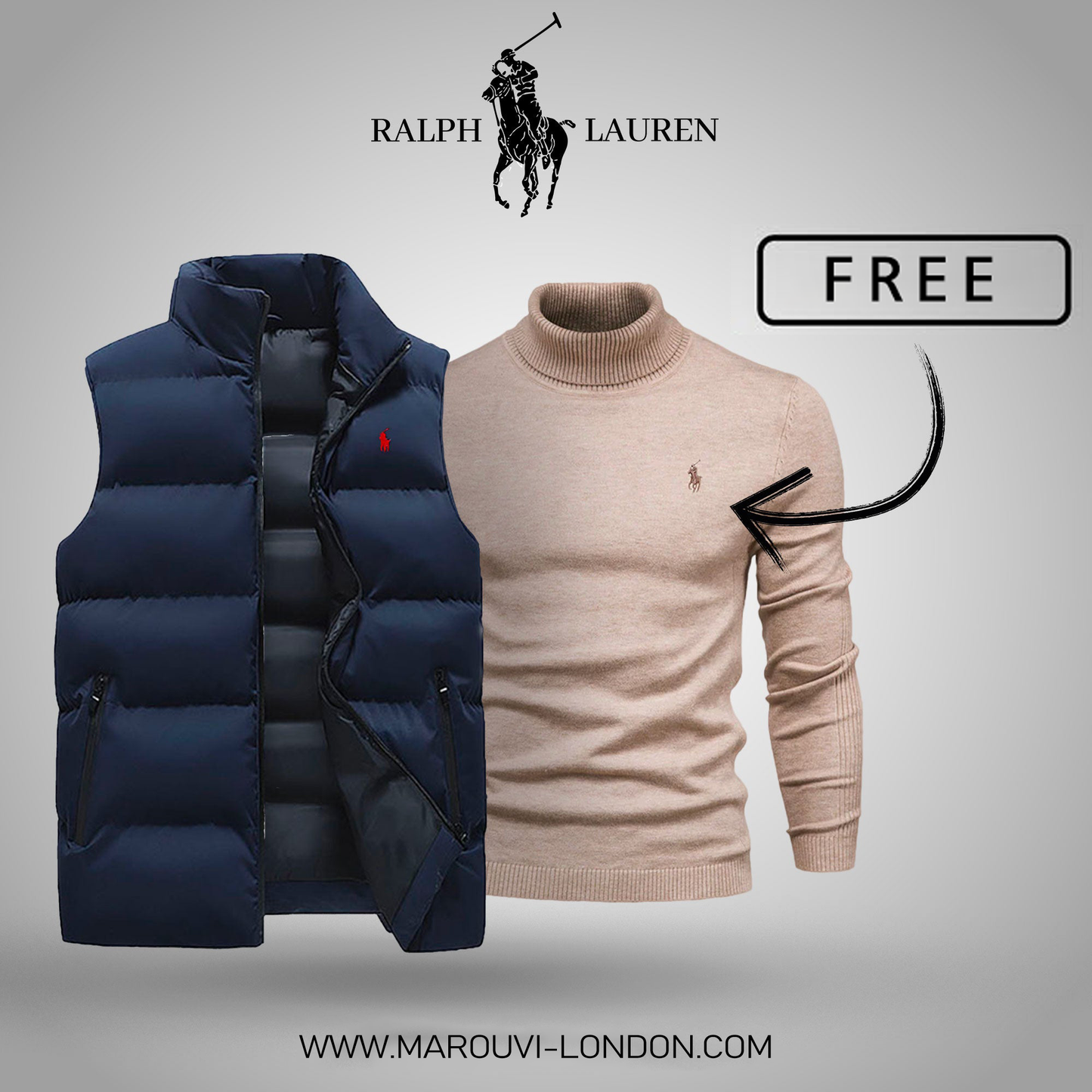 R&L Vest + Free Sweater